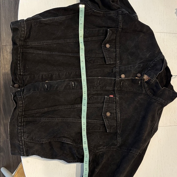 Levi's Charcoal Denim Jacket - Picture 6 of 8